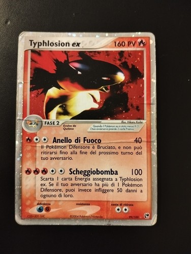 Pokemon card typhlosion - pokemon, ex