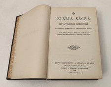 BIBBIA SACRA: Juxta Vulgatam Clementinam; divisionibus, summariis et ..... 1956
