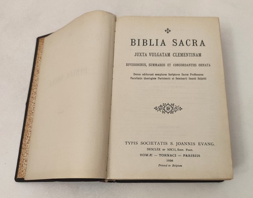 Bibbia sacra juxta vulgatam - bibbia, sacra: