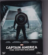Captain America The Winter Soldier Blu Ray + DVD Steelbook