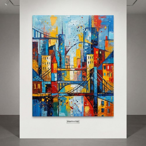 Quadro città stile - città,