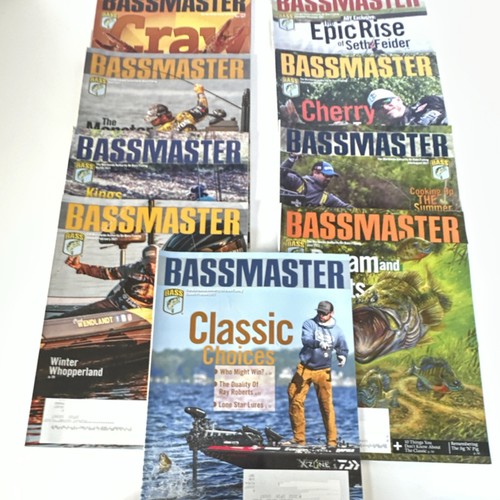 Bassmaster magazine lot 2021 - bassmaster,