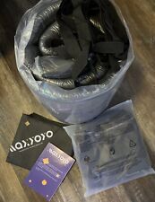 MAXYOYO Materasso Futon da Pavimento Giapponese, Tappetino Tatami Spessore 4" Completo, Nero