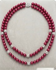 Collana perle finte - collana,