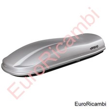 BOX AUTO FARAD MARLIN F3 N11 530LT GRIGIO GOFFRATO - BAULE PORTABAGAGLI TETTO