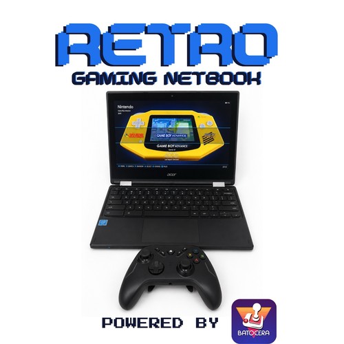 Netbook portatile retro - portatile,