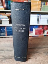 Dizionario Italiano-Latino BADELLINO (D18)