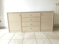 Mobile tv acero chiaro tavolino per la televisione mobiletto porta tv 