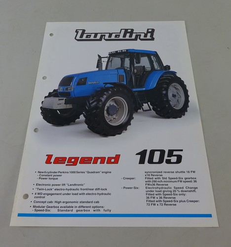 Brochure depliant landini - /,