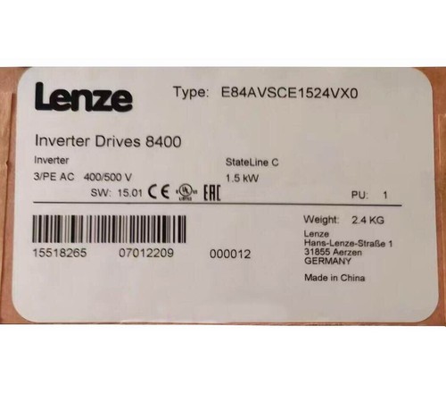 1pz e84avsce1524vx0 new lenze - 1pz,