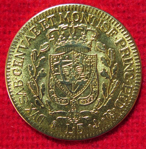 Copia moneta lire - 5, zecca