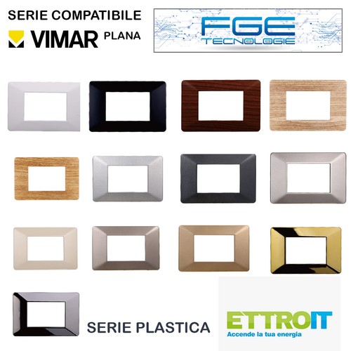 Placche plastica compatibili - plastica,