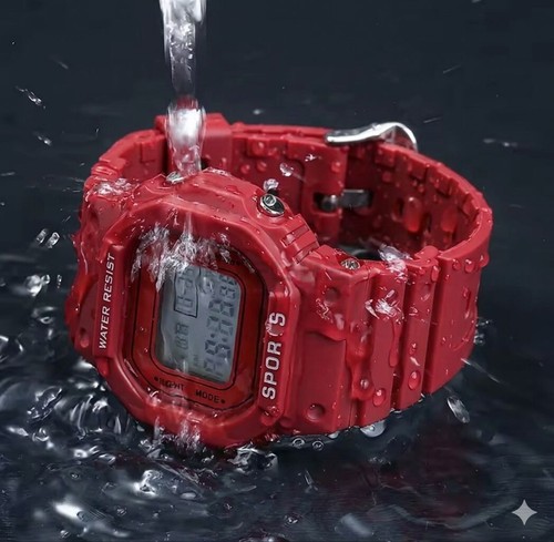 Orologio digitale led rosso - orologio,
