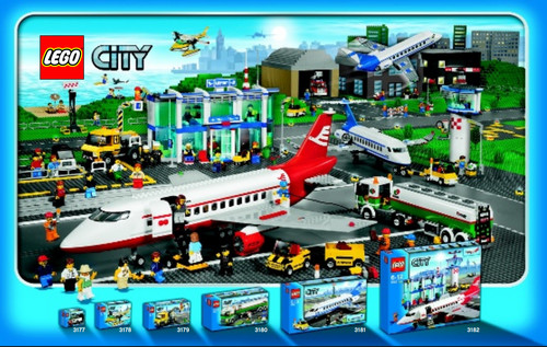 Lego city airport - airport, 3177
