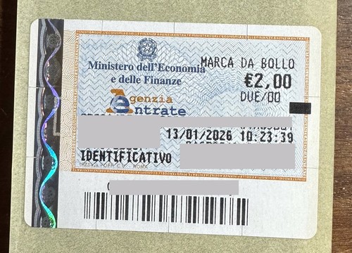 Marca bollo euro nuova 13 - marca,