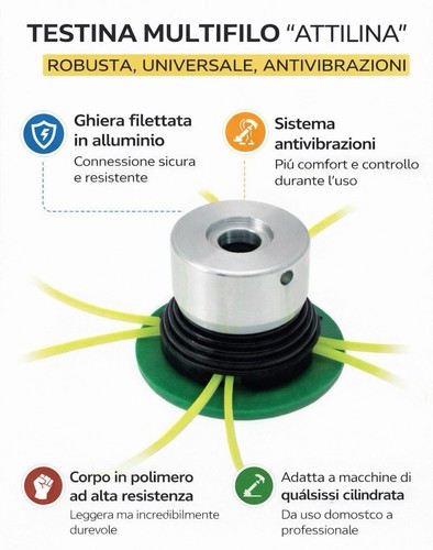 Testina universale attilina - testina,