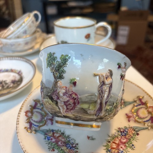 Antica tazza piattino - tazza,