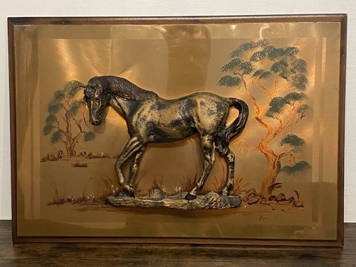 Scultura vintage firmata con