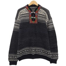 Maglione Nordic Vintage Norvegese Relaxed Fair Isle In Lana Uomo Jj4 Taglia XL