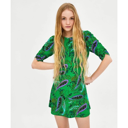 Mini abito mezza manica - , zara