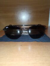 Ray-Ban Round Metal RB3447 50-21 145mm Occhiali da Sole Rotonde Montatura Lucido