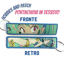 fabric keychain Lamù portachiavi tessuto manga anime ragazza dello spazio Lamu