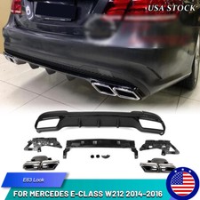 Rear Bumper Diffuser+Chrome