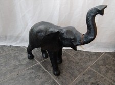 Elefante Vintage in Pelle 50x50cm