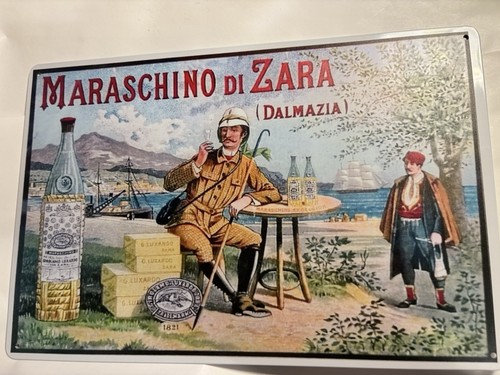 Targa metallo maraschino - targa, metallo-maraschino