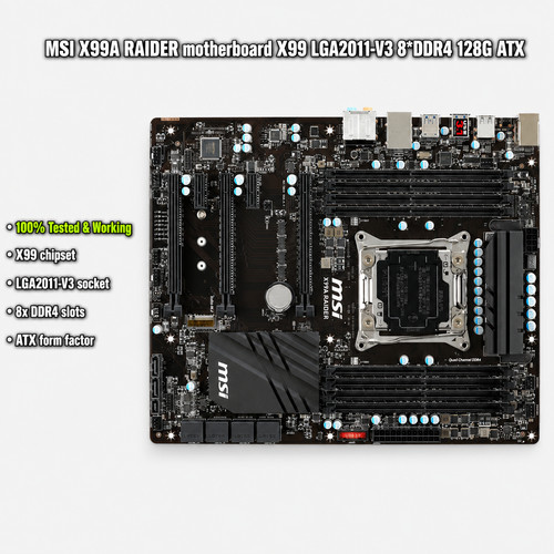 Scheda madre msi x99a - scheda, raider