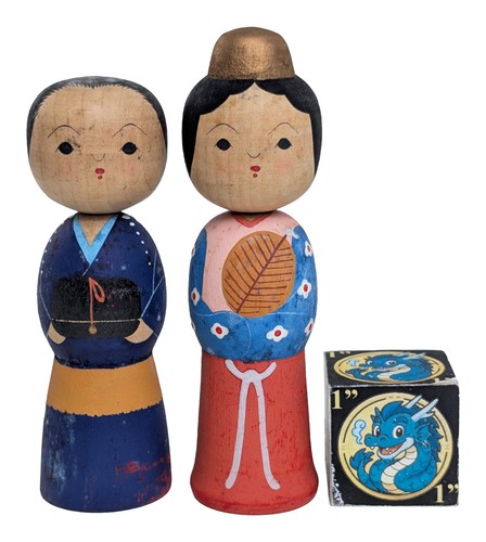 Mini bambola creativa kokeshi - creativa,