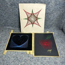 Vintage String Art Lot 3