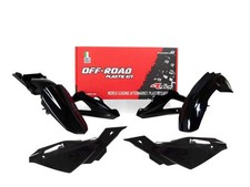 R-TECH KIT PLASTICA NERA/4 HUSQVARNA CR125 2009-2013, WR125 2009-2013