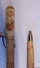 bastone alpenstock testa