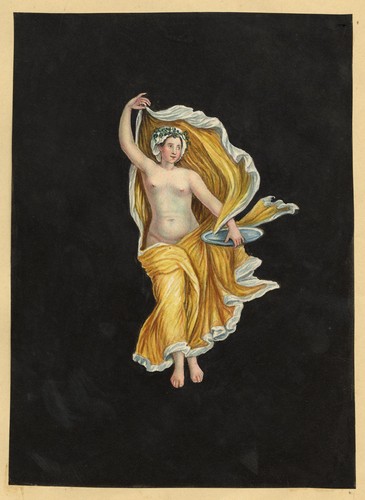 Quadro affresco ballerina