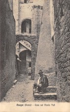 2249) ANAGNI CASA VICOLO TUFI ANIMATA PIPA ROMA FOTOTIPIA ALTEROCCA TERNI