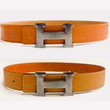 HERMES Cinturino Cintura Reversibile Constance Pelle J Timbrato 2006 LEGGI DESCRIZIONE