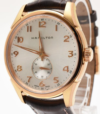 Orologio Uomo Quarzo Hamilton Jazzmaster H384410 Nuovo Batt [QUASI NUOVO] dal Giappone