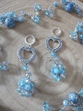 Orecchini Cuore Fatti A Mano All'uncinetto 