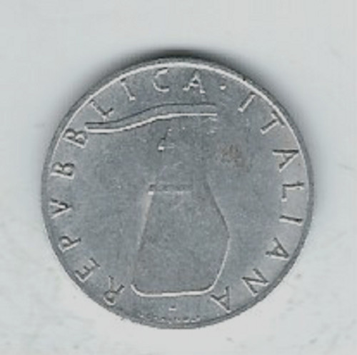 Italy coin lire 1954 - coin...5, lire...1954