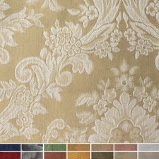 Tessuto Damascato Tappezzeria Casa Tende Tovaglie Divano Sedie Letto H 315 Cm