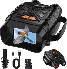 Visore Notturna, 2.8"HD Display, 10X Digitale Zoom 7-Livelli Infrarossi, 800M Vi