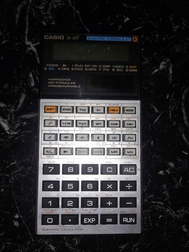 Casio 61f formula elettrica - fx-61f,