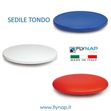 SEDILE SEDILI FONDELLO FONDELLI TONDI IMBOTTITO ECOPELLE PLASTICA POLIMERICO