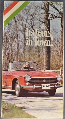Fiat brochure spider - brochure, 850