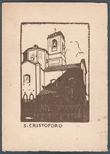 VERCELLI CITTÀ 75  Xilografia di ENZO GAZZONE