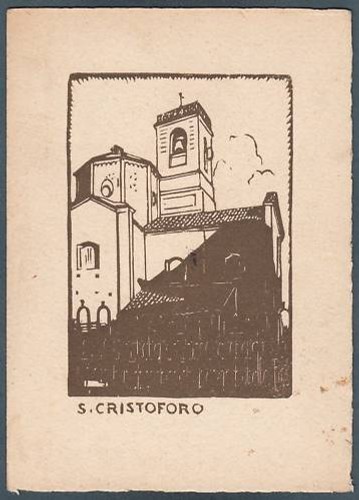 Vercelli città xilografia - 75,