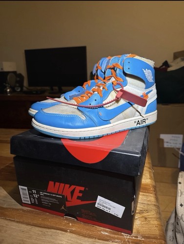 Nike off white jordan unc - 1,