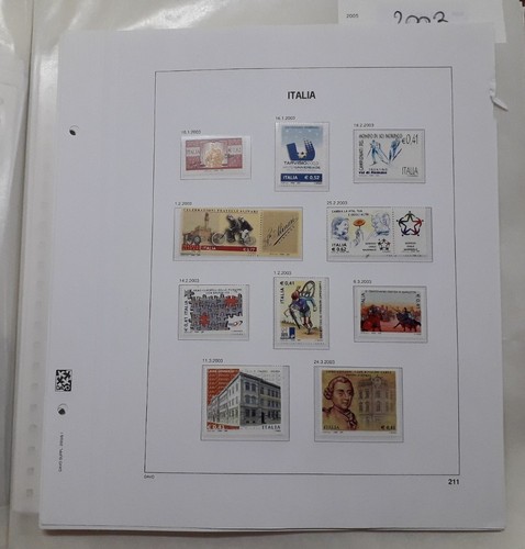 2003 italia francobolli annata - 2003,