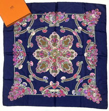 Sciarpa Hermes 'Anemoni' Vintage GIOIELLO RARO FOULARD CARRE 90